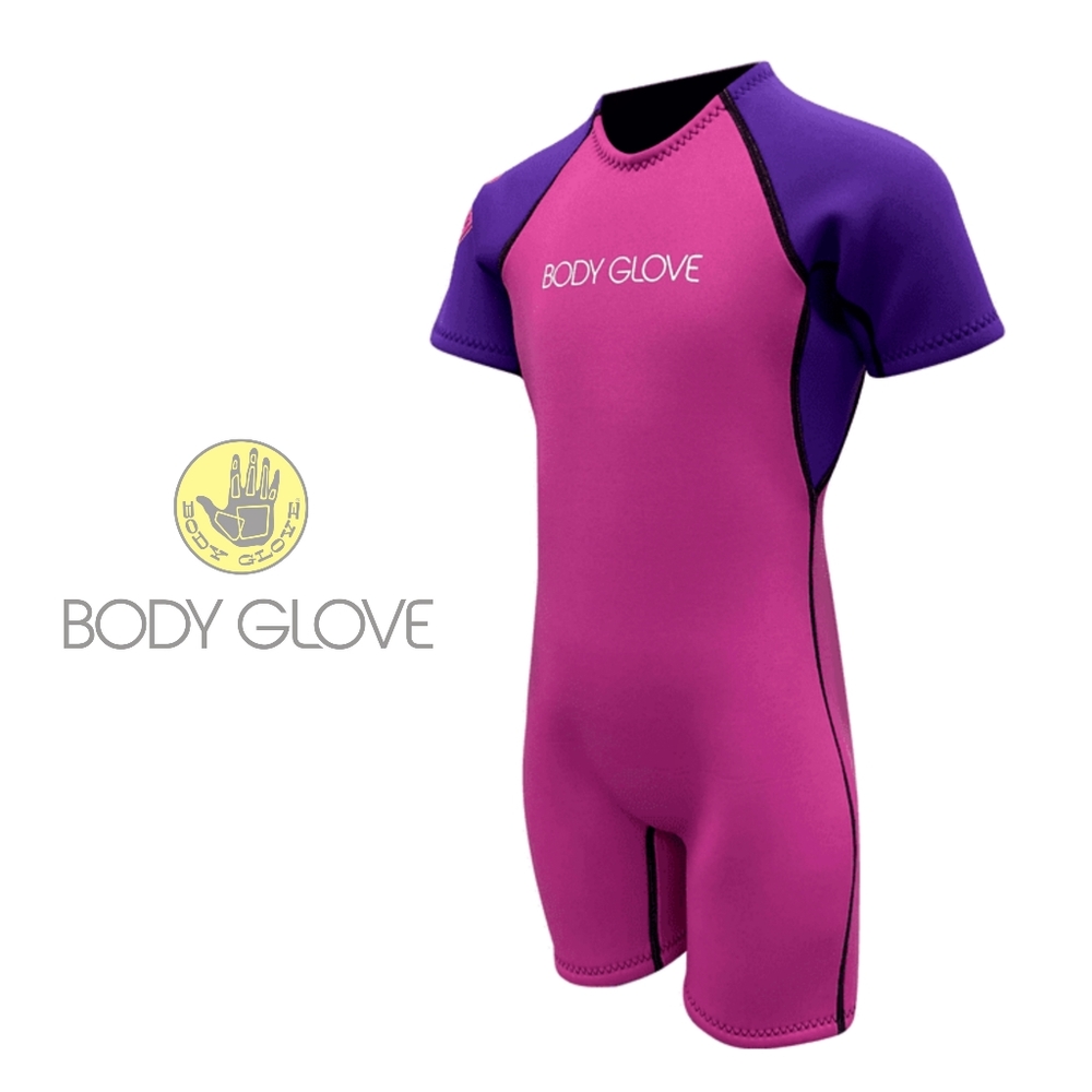 NEW Body Glove Girl's Springsuit Wetsuit Surfing Pink Purple Size Large